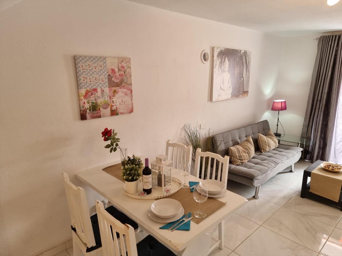 Duplex Apartment Vistamar, Sea-View, Heated Pool In Parque Santiago 2, Wifi Playa de las Americas  Luaran gambar