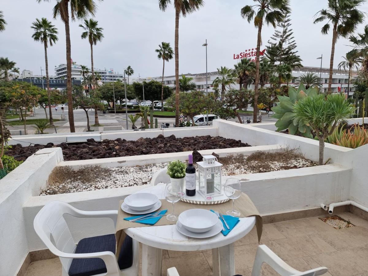 Duplex Apartment Vistamar, Sea-View, Heated Pool In Parque Santiago 2, Wifi Playa de las Americas  Luaran gambar