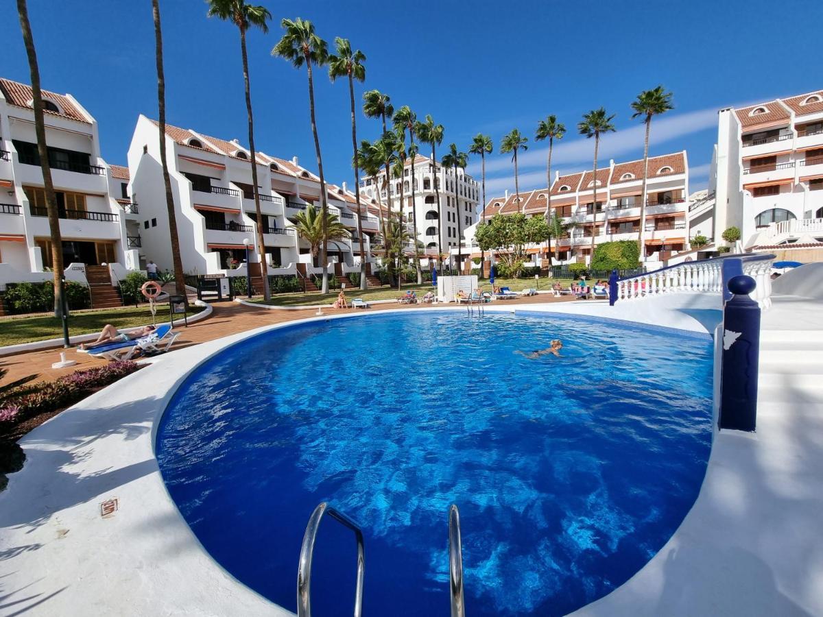 Duplex Apartment Vistamar, Sea-View, Heated Pool In Parque Santiago 2, Wifi Playa de las Americas  Luaran gambar