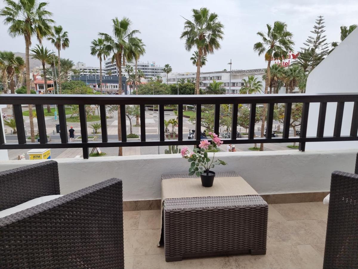 Duplex Apartment Vistamar, Sea-View, Heated Pool In Parque Santiago 2, Wifi Playa de las Americas  Luaran gambar