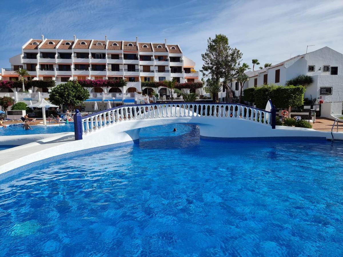 Duplex Apartment Vistamar, Sea-View, Heated Pool In Parque Santiago 2, Wifi Playa de las Americas  Luaran gambar