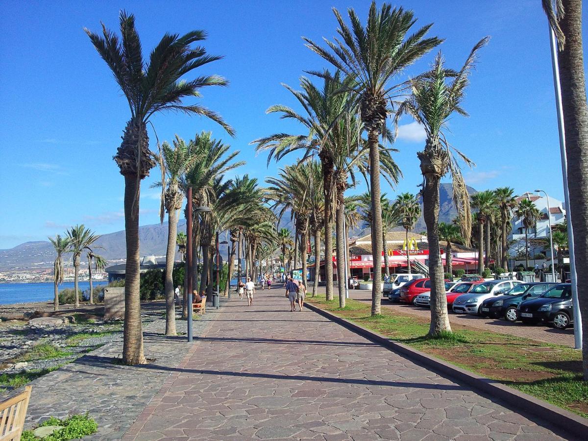 Duplex Apartment Vistamar, Sea-View, Heated Pool In Parque Santiago 2, Wifi Playa de las Americas  Luaran gambar