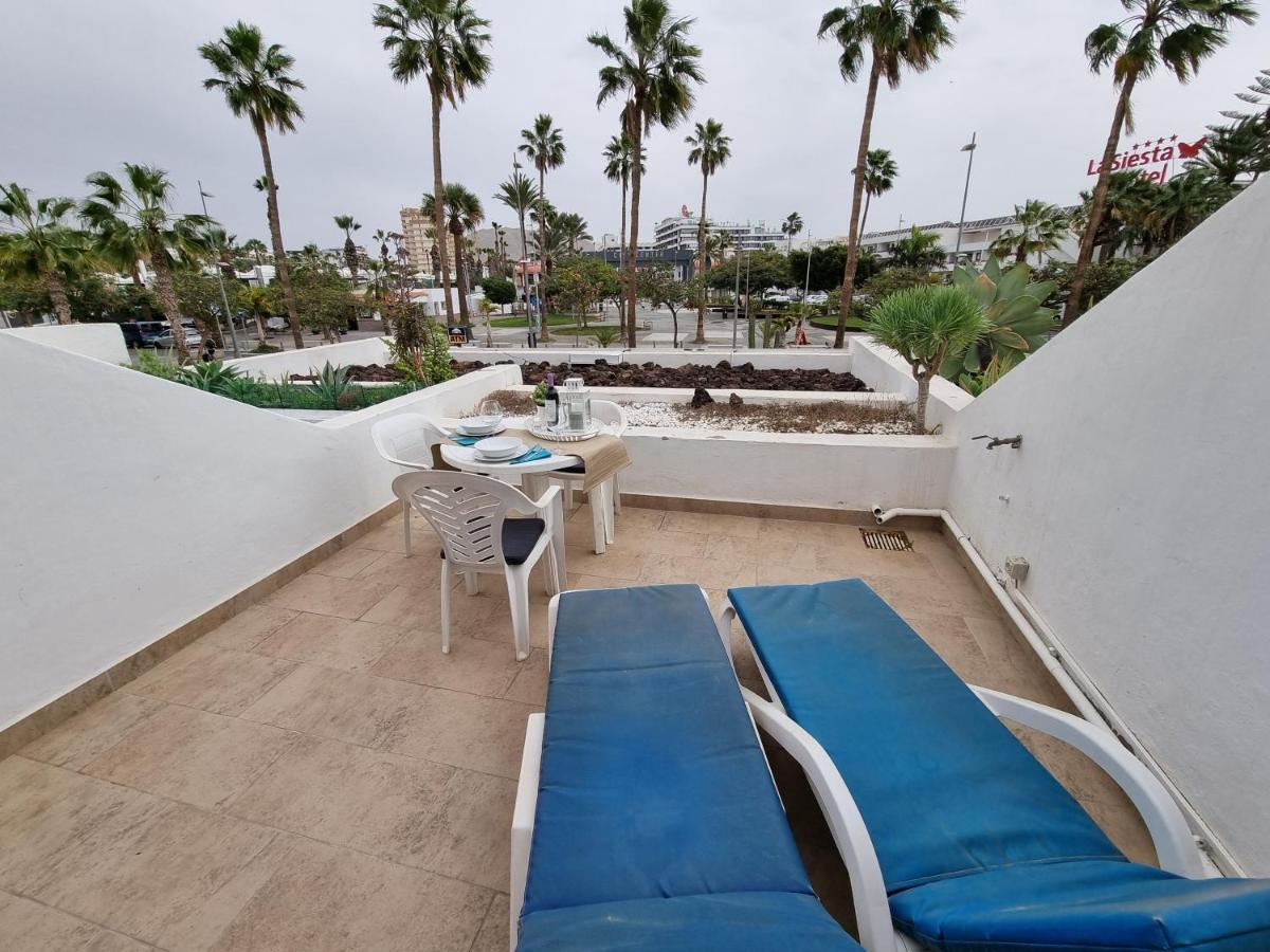 Duplex Apartment Vistamar, Sea-View, Heated Pool In Parque Santiago 2, Wifi Playa de las Americas  Luaran gambar