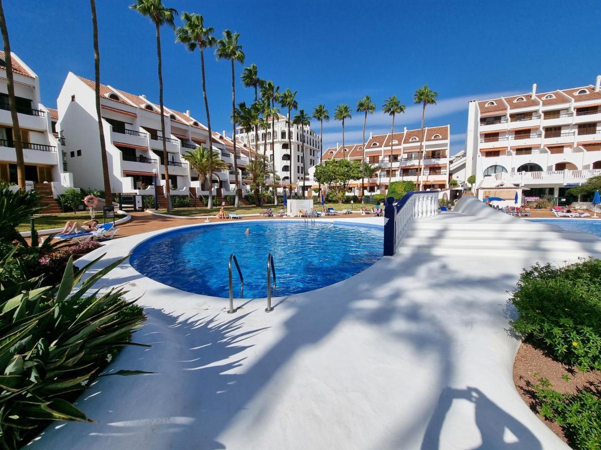 Duplex Apartment Vistamar, Sea-View, Heated Pool In Parque Santiago 2, Wifi Playa de las Americas  Luaran gambar